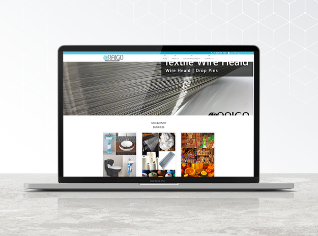 Raigo Machinery | Wordpress e-commerce online store development services